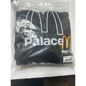 BRAND NEW Palace McDonald’s Logo Hoodie Black Sz Large Authentic SEALED